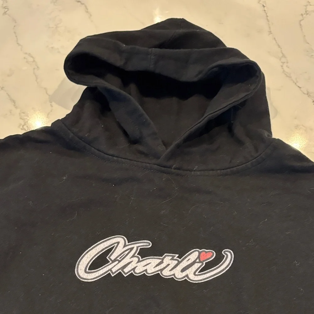 Black Charli D’amelio Hoodie with Logo